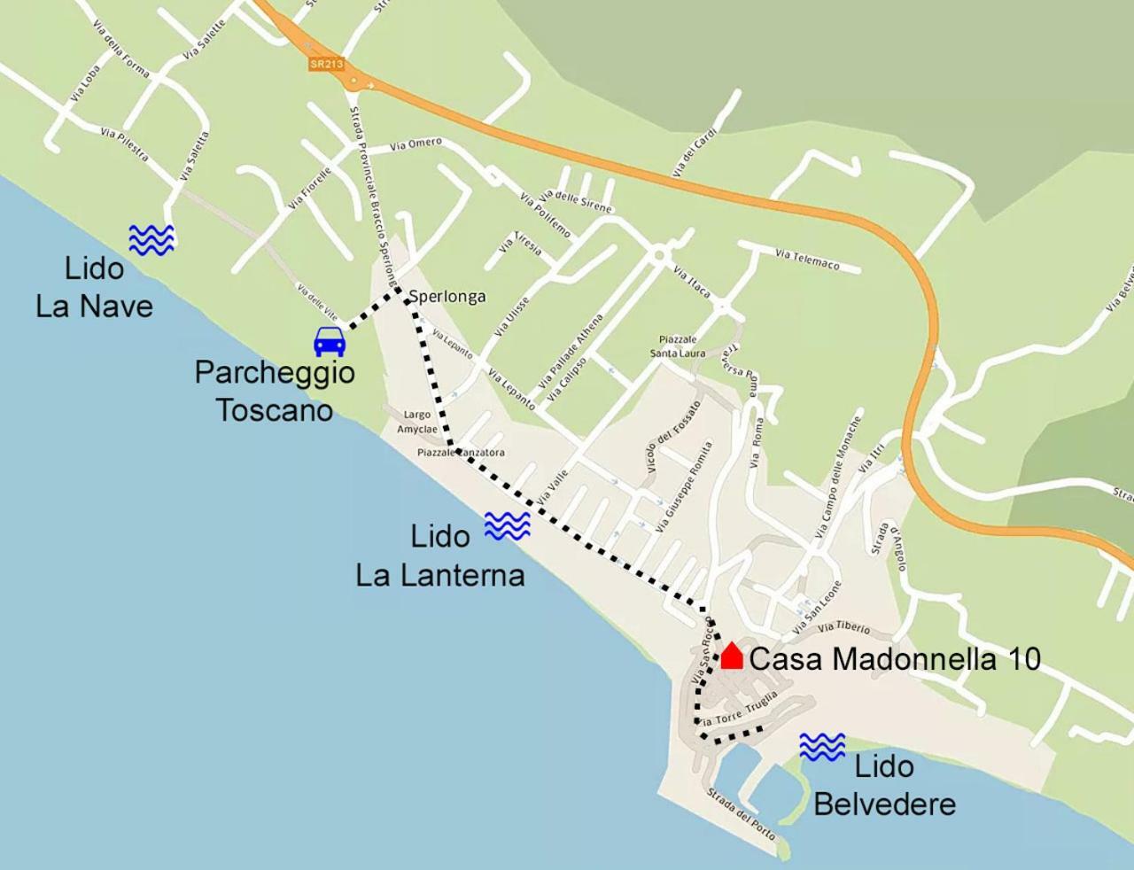 Casa Vacanza Madonnella 10 Sperlonga Exteriér fotografie